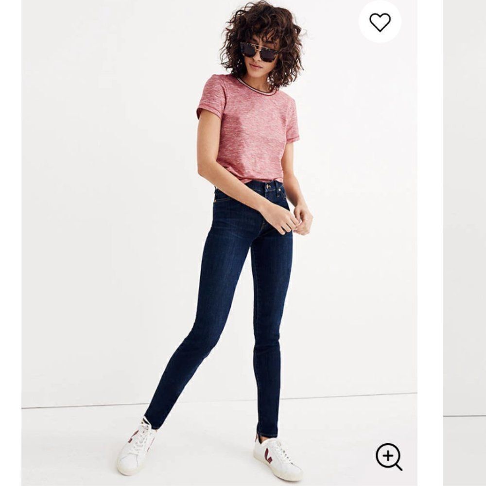 ‎Madewell 9" high rise skinny jeans